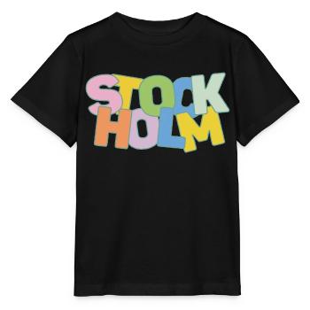 Stockholm - Stanley/Stella MINI CREATOR Kids’ T-Shirt - black - Front - Mikhail (115cm)