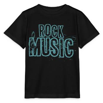 Musique rock design heavy metal musique rock - T-shirt bio MINI CREATOR Stanley/Stella Enfant - noir - Devant - Mikhail (115cm)