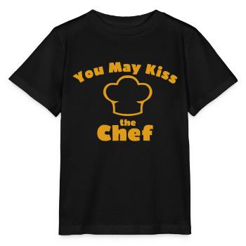 VOUS POUVEZ EMBRASSER LE CHEF - T-shirt bio MINI CREATOR Stanley/Stella Enfant - noir - Devant - Mikhail (115cm)
