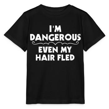 Glatze Kahlkopf Baldness - Stanley/Stella Kinder T-Shirt MINI CREATOR  - Schwarz - Vorne - Mikhail (115cm)