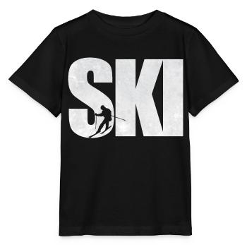 SKI - Stanley/Stella Kinder T-Shirt MINI CREATOR  - Schwarz - Vorne - Mikhail (115cm)