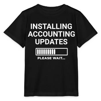 Installing Accounting Updates Please Wait - Stanley/Stella MINI CREATOR Kids’ T-Shirt - black - Front - Mikhail (115cm)