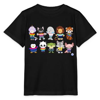 Be Proud! - Stanley/Stella MINI CREATOR Kids’ T-Shirt - black - Front - Mikhail (115cm)