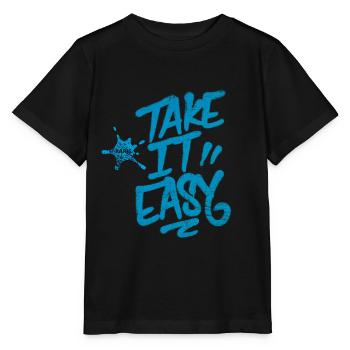 Take It Easy Paris - Stanley/Stella MINI CREATOR Kids’ T-Shirt - black - Front - Mikhail (115cm)
