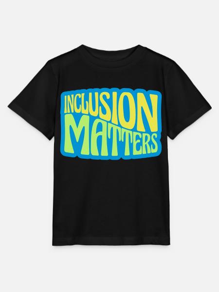 inclusion matters Logo Zitat - Stanley/Stella Kinder T-Shirt MINI CREATOR  - Schwarz