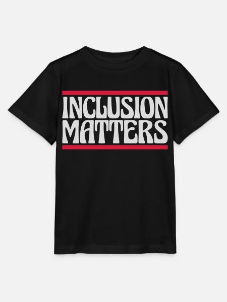 inclusion matters Logo Zitat - Stanley/Stella Kinder T-Shirt MINI CREATOR  - Schwarz