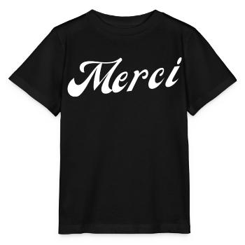Merci - T-shirt bio MINI CREATOR Stanley/Stella Enfant - noir - Devant - Mikhail (115cm)