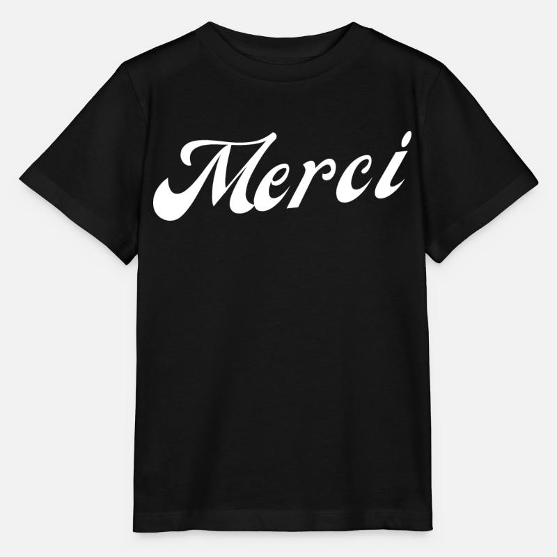 Merci - T-shirt bio MINI CREATOR Stanley/Stella Enfant - noir