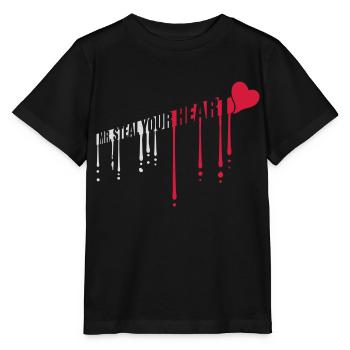 mr steal your heart - Stanley/Stella MINI CREATOR Kids’ T-Shirt - black - Front - Mikhail (115cm)