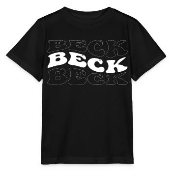 Funny Beck Groovy 4 Herren Damen Cool Beck Tie Dye - Stanley/Stella Kinder T-Shirt MINI CREATOR  - Schwarz - Vorne - Mikhail (115cm)