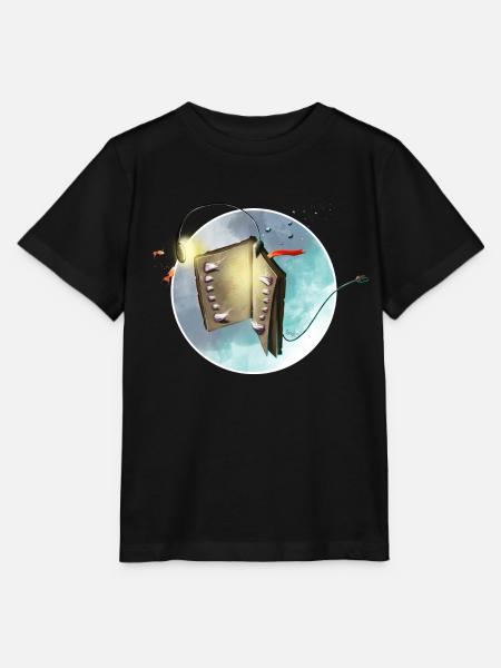 Das Buch des Abgrunds - Stanley/Stella Kinder T-Shirt MINI CREATOR  - Schwarz