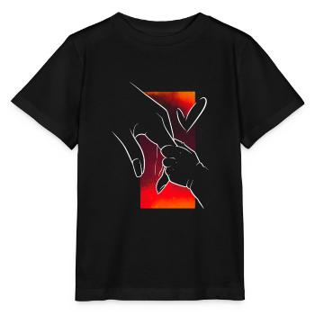 L'amour d'une mère, cadeau pour la meilleure maman - T-shirt bio MINI CREATOR Stanley/Stella Enfant - noir - Devant - Mikhail (115cm)
