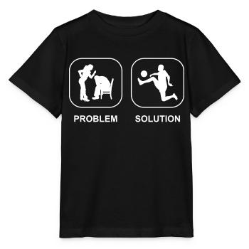 Fußballmannschaft Fußballdesign Fußballspieler - Stanley/Stella Kinder T-Shirt MINI CREATOR  - Schwarz - Vorne - Mikhail (115cm)