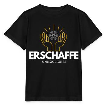 Erschaffe unmögliches - Stanley/Stella Kinder T-Shirt MINI CREATOR  - Schwarz - Vorne - Mikhail (115cm)