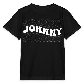 Funny Johnny Groovy 4 Männer Frauen Cool Johnny Tie - Stanley/Stella Kinder T-Shirt MINI CREATOR  - Schwarz - Vorne - Mikhail (115cm)