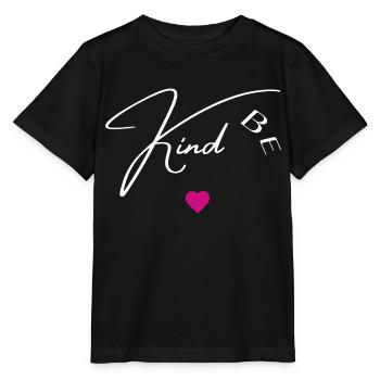 Be kind - Stanley/Stella MINI CREATOR Kids’ T-Shirt - black - Front - Mikhail (115cm)