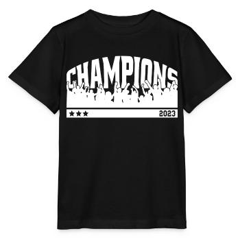 Champions 2023 - Stanley/Stella MINI CREATOR Kids’ T-Shirt - black - Front - Mikhail (115cm)