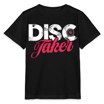 Disc taker - Stanley/Stella Kinder T-Shirt MINI CREATOR  - Schwarz - Vorne - Mikhail (115cm)