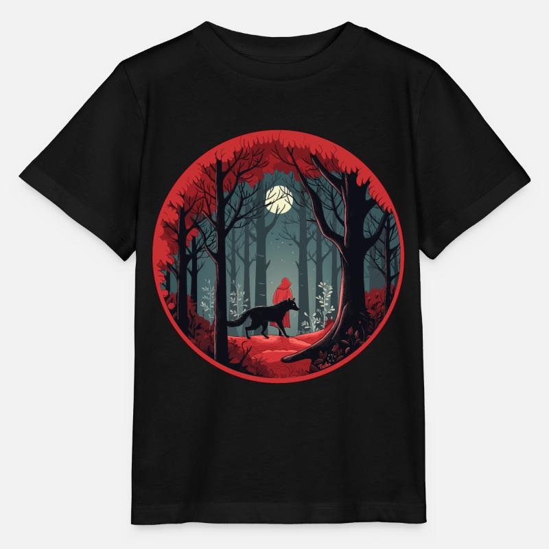 Rotkäppchen - Stanley/Stella Kinder T-Shirt MINI CREATOR  - Schwarz