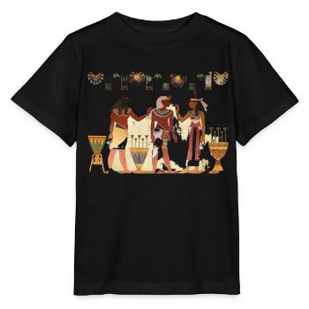 epoque Pharaon - T-shirt bio MINI CREATOR Stanley/Stella Enfant - noir - Devant - Mikhail (115cm)