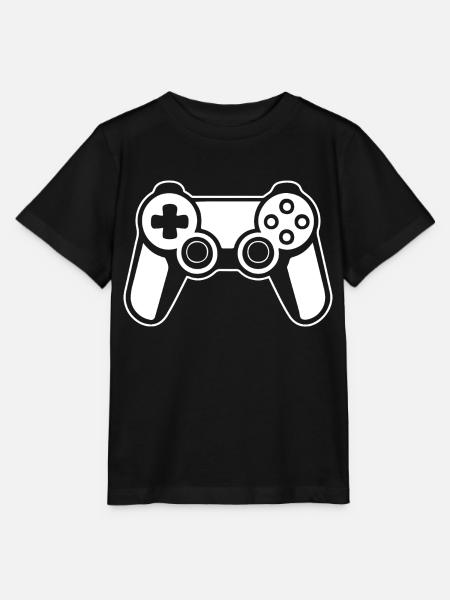 Controller Gaming Videospiele Gamepad - Stanley/Stella Kinder T-Shirt MINI CREATOR  - Schwarz