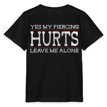 Piercer Stechen Körperschmuck Stecker - Stanley/Stella Kinder T-Shirt MINI CREATOR  - Schwarz - Vorne - Mikhail (115cm)