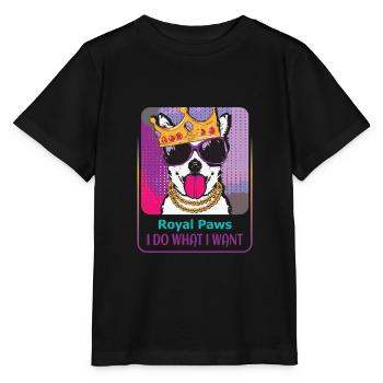 Hartnäckiger Hundekönig - Stanley/Stella Kinder T-Shirt MINI CREATOR  - Schwarz - Vorne - Mikhail (115cm)