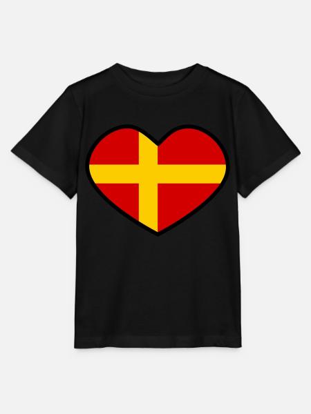 Skåne Herz - Stanley/Stella Kinder T-Shirt MINI CREATOR - Schwarz