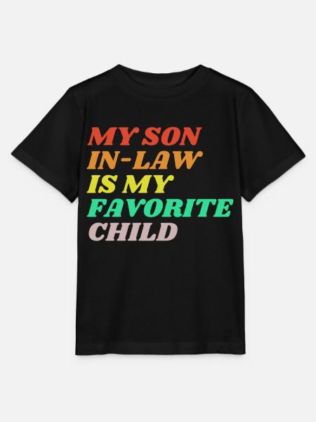 My son in law - Stanley/Stella MINI CREATOR Kids’ T-Shirt - black
