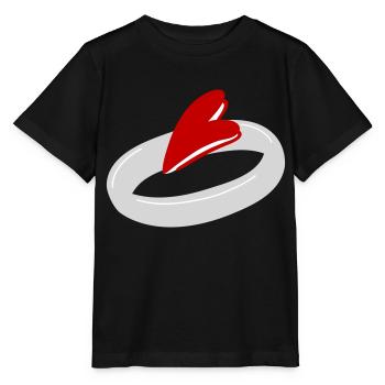 Alliances pour fiançailles 3 - T-shirt bio MINI CREATOR Stanley/Stella Enfant - noir - Devant - Mikhail (115cm)