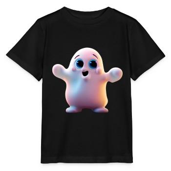 Ghostly Hug - Stanley/Stella MINI CREATOR Kids’ T-Shirt - black - Front - Mikhail (115cm)