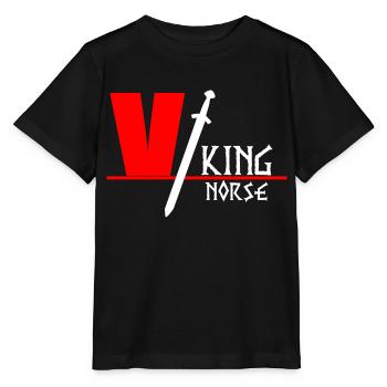 Scandinaves vikings - T-shirt bio MINI CREATOR Stanley/Stella Enfant - noir - Devant - Mikhail (115cm)