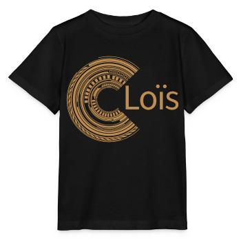 Pour Loïs - T-shirt bio MINI CREATOR Stanley/Stella Enfant - noir - Devant - Mikhail (115cm)