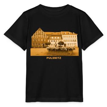 Pulsnitz Rathaus Markt Sachsen Lebkuchen - Stanley/Stella MINI CREATOR Kids’ T-Shirt - black - Front - Mikhail (115cm)