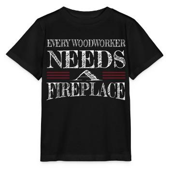 Jackhammer Lets Play Carpenter Tshirts Statement - Stanley/Stella MINI CREATOR Kids’ T-Shirt - black - Front - Mikhail (115cm)