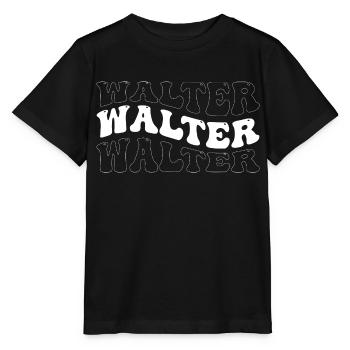 Drôle Walter Groovy 4 Hommes Femmes Cool Walter Cravate - T-shirt bio MINI CREATOR Stanley/Stella Enfant - noir - Devant - Mikhail (115cm)