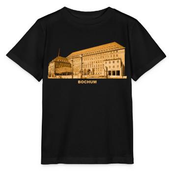 Mairie de Bochum Région de la Ruhr Rhénanie-du-Nord-Westphalie - T-shirt bio MINI CREATOR Stanley/Stella Enfant - noir - Devant - Mikhail (115cm)
