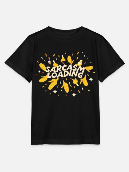 Sarkasmus lädt - Stanley/Stella Kinder T-Shirt MINI CREATOR  - Schwarz