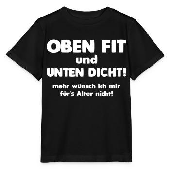 Unten Dicht! - Stanley/Stella Kinder T-Shirt MINI CREATOR  - Schwarz - Vorne - Mikhail (115cm)