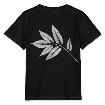 Leaf Ash - Nature & Forest Botanical - Stanley/Stella MINI CREATOR Kids’ T-Shirt - black - Front - Mikhail (115cm)