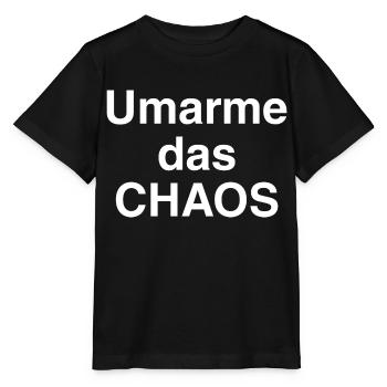 Umarme das Chaos - Stanley/Stella Kinder T-Shirt MINI CREATOR  - Schwarz - Vorne - Mikhail (115cm)