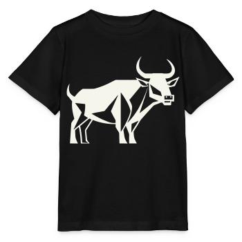 Bull Guardian - Stanley/Stella MINI CREATOR Kids’ T-Shirt - black - Front - Mikhail (115cm)