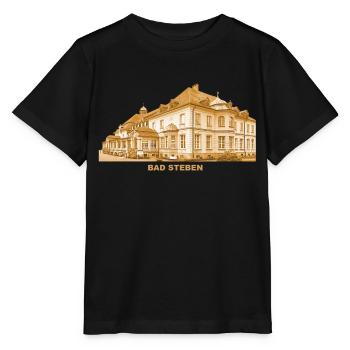 Bad Steben Staatsbad Kur Oberfranken Bayern - Stanley/Stella Kinder T-Shirt MINI CREATOR  - Schwarz - Vorne - Mikhail (115cm)
