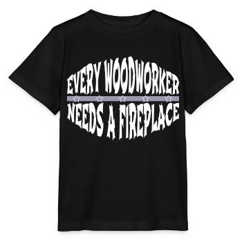 Arboristes Outils Charpenterie Bûcheron - T-shirt bio MINI CREATOR Stanley/Stella Enfant - noir - Devant - Mikhail (115cm)