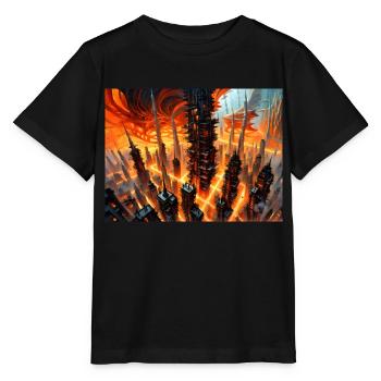 Zorn der Natur #2 - Stanley/Stella Kinder T-Shirt MINI CREATOR  - Schwarz - Vorne - Mikhail (115cm)