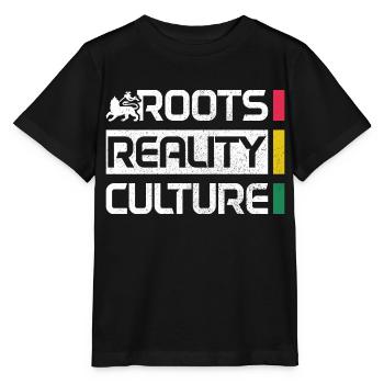 Reggae Musik Rastafari Jamaika - Stanley/Stella Kinder T-Shirt MINI CREATOR  - Schwarz - Vorne - Mikhail (115cm)