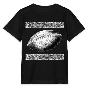 Football américain Peau de porc USA Sports - T-shirt bio MINI CREATOR Stanley/Stella Enfant - noir - Devant - Mikhail (115cm)