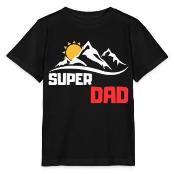 Super Dad - Stanley/Stella MINI CREATOR Kids’ T-Shirt - black - Front - Mikhail (115cm)