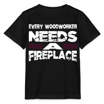 birthday geek arboriculturist woodcutter - Stanley/Stella MINI CREATOR Kids’ T-Shirt - black - Front - Mikhail (115cm)