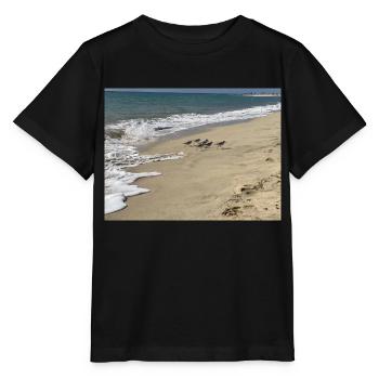 Run Bird run - Stanley/Stella Kinder T-Shirt MINI CREATOR  - Schwarz - Vorne - Mikhail (115cm)